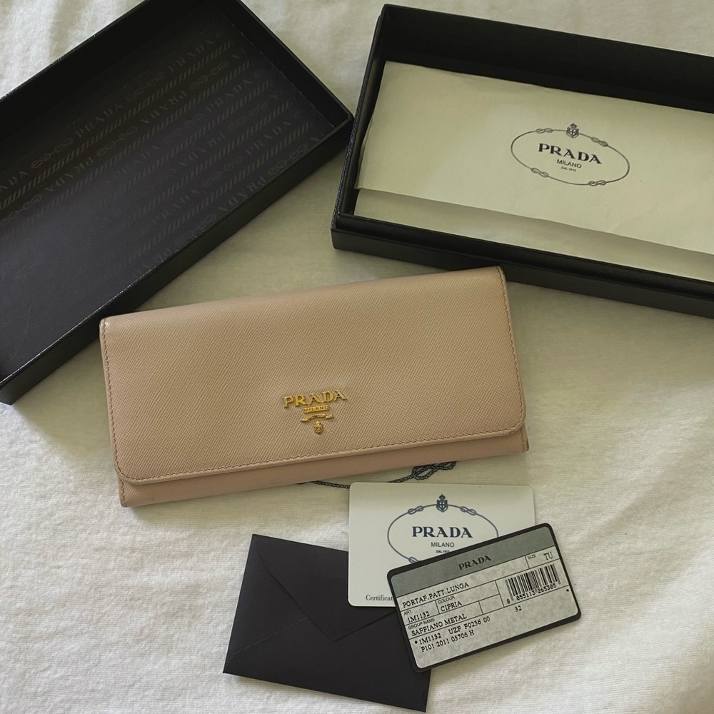 PRADA BLUSH WALLET